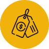 Transparent pricing icon